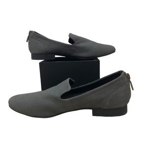 Adam Tucker gray loafers with zippered heel